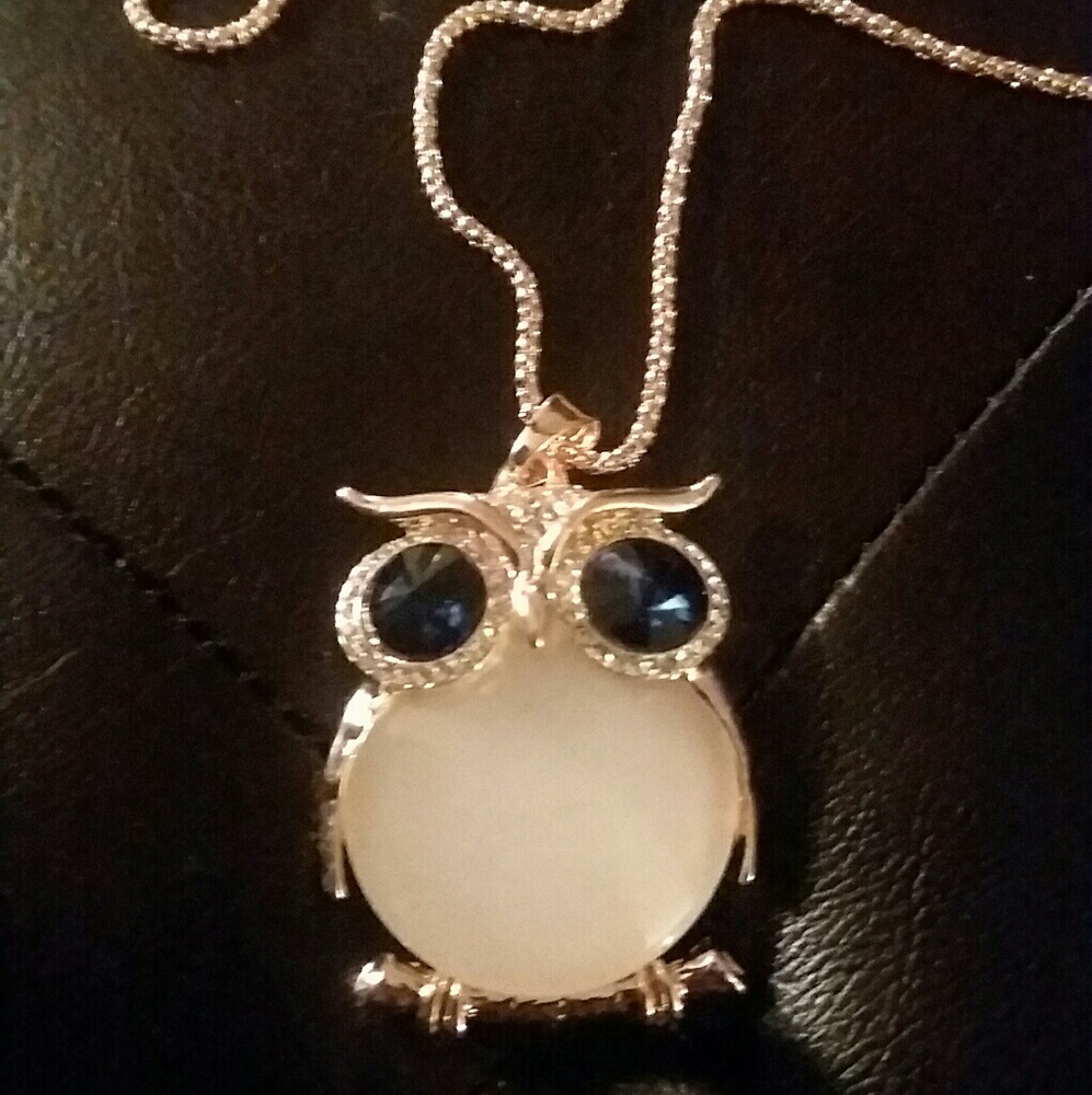 Owl Sweater Necklace